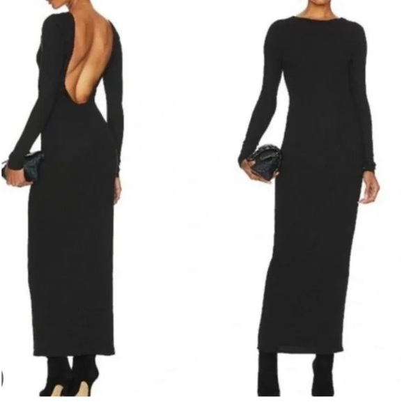 NWT House of Harlow 1960 Rahdi Black Backless Dress 🆕 Size: XL - Picture 3 of 6